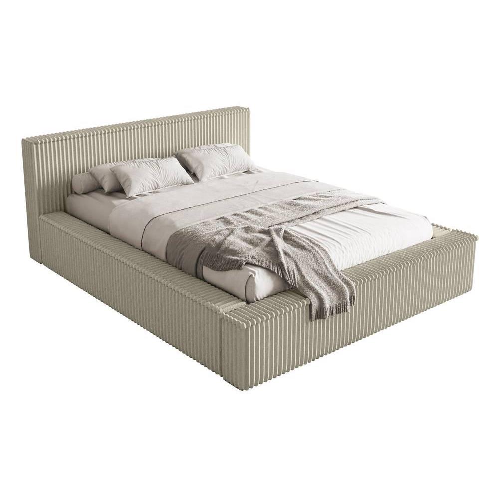 NADUVI Collection Bedframe Rafe ribstof 140 x 200 cm