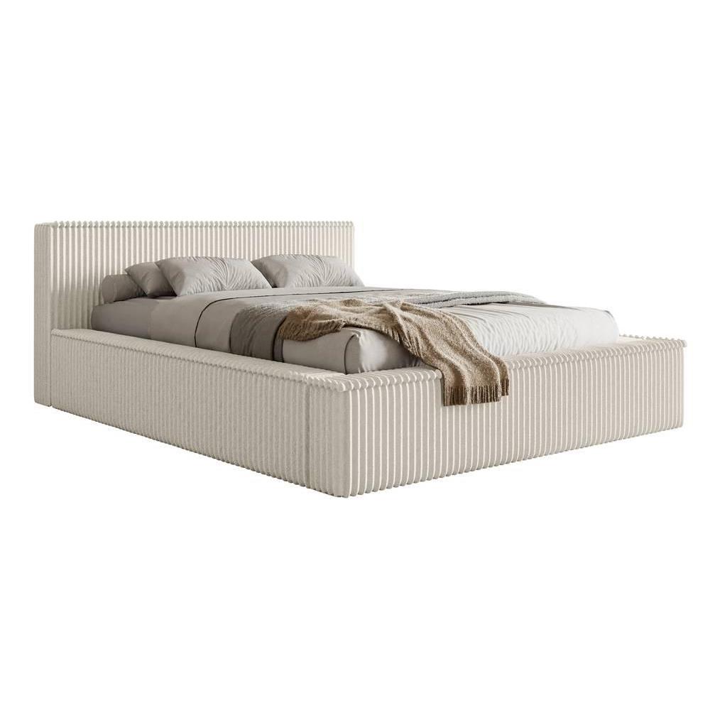 NADUVI Collection Bedframe Rafe ribstof 160 x 200 cm