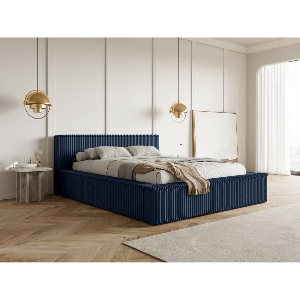 NADUVI Collection Bedframe Rafe ribstof 140 x 200 cm