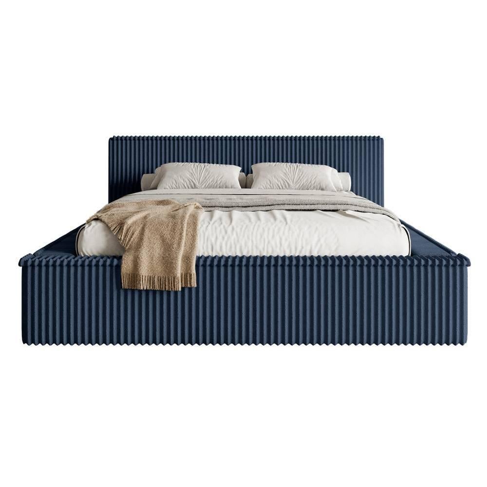 NADUVI Collection Bedframe Rafe ribstof 140 x 200 cm