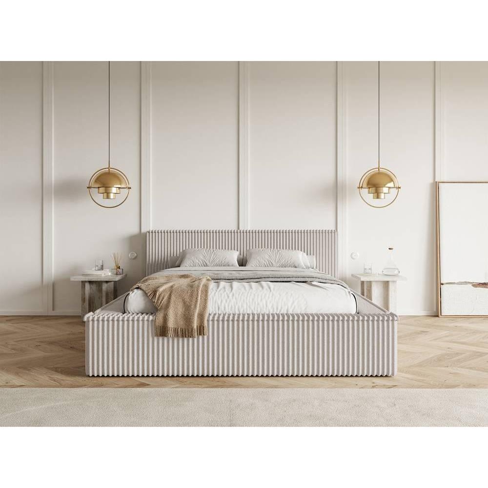 NADUVI Collection Bedframe Rafe ribstof 140 x 200 cm