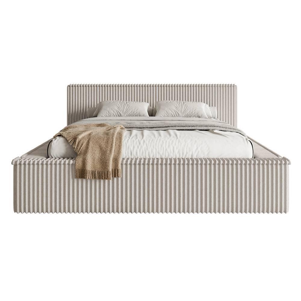 NADUVI Collection Bedframe Rafe ribstof 140 x 200 cm