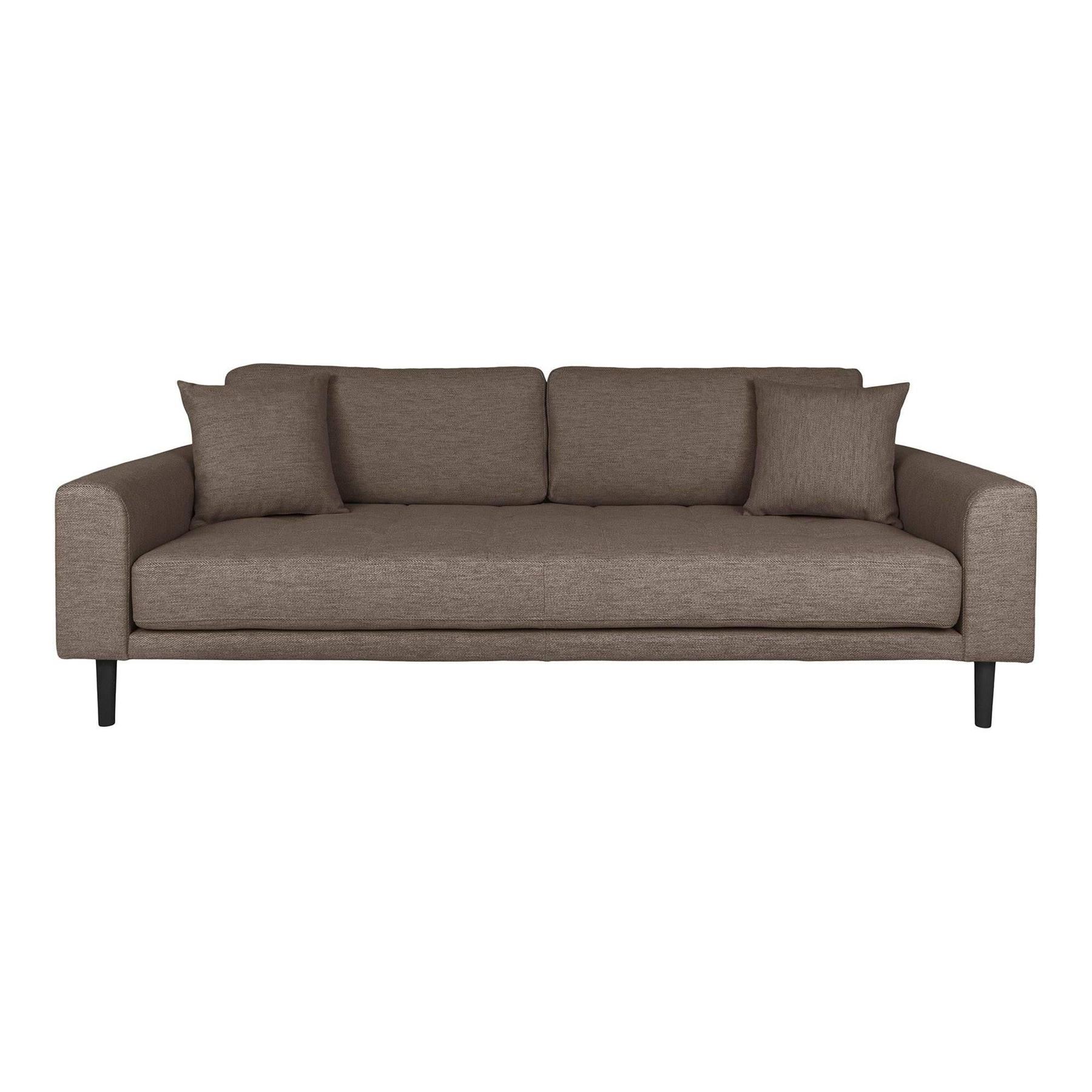 House Nordic - 3-Zits Bank - Bruin - 210x93x76cm - Lido