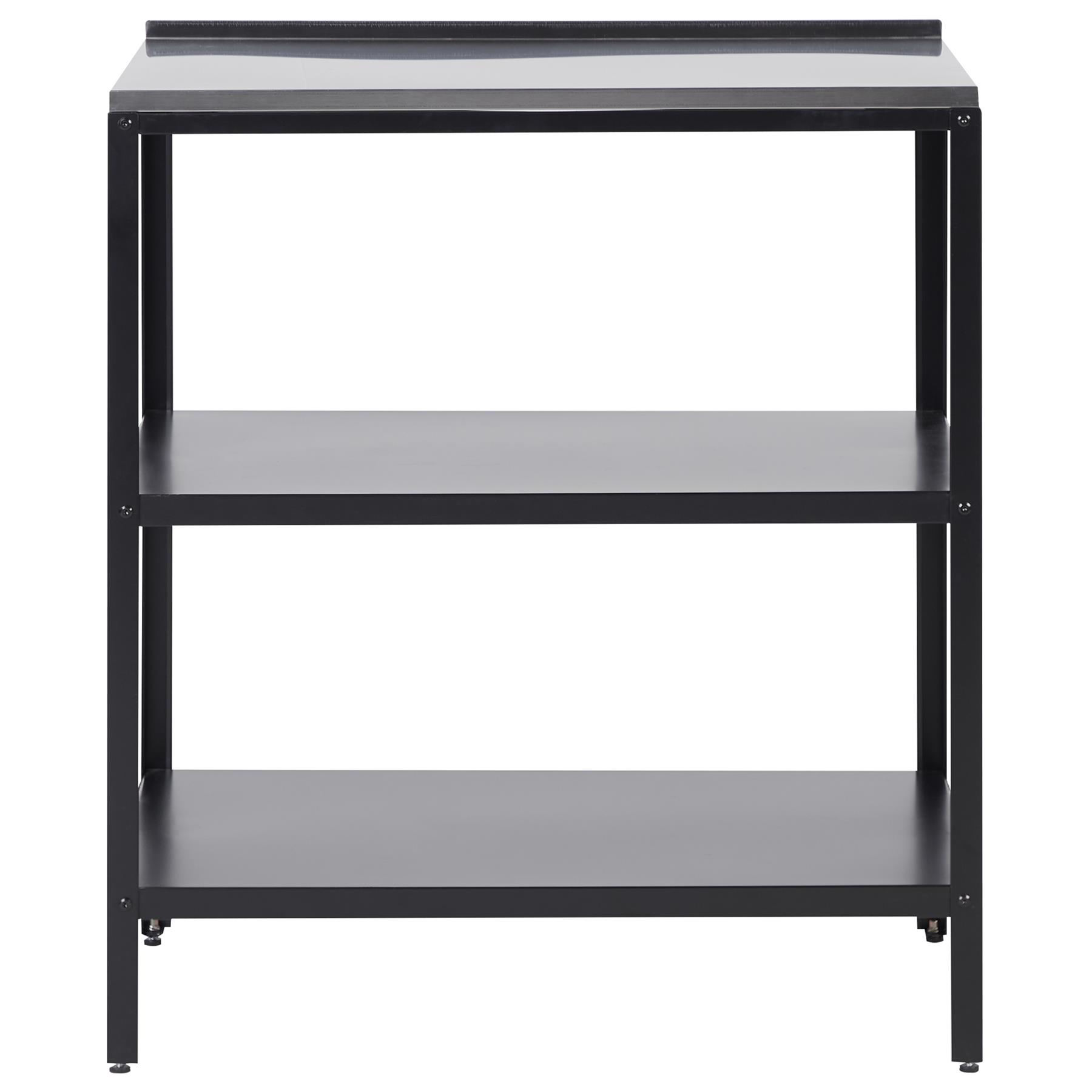 Beliani - VILAMA - Buitenkeuken eiland - Zwart - 80x50x92 cm - Staal