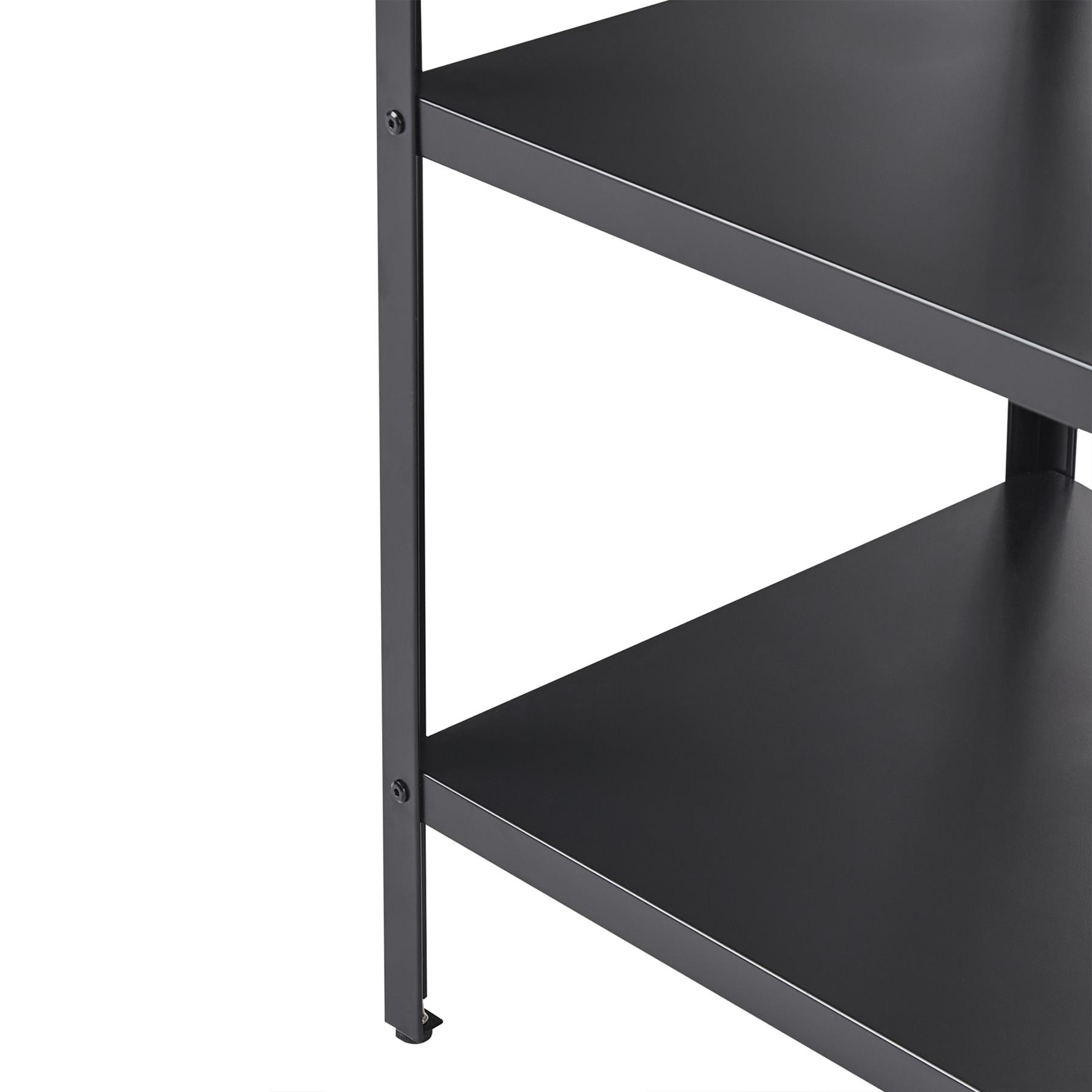 Beliani - VILAMA - Buitenkeuken eiland - Zwart - 80x50x92 cm - Staal