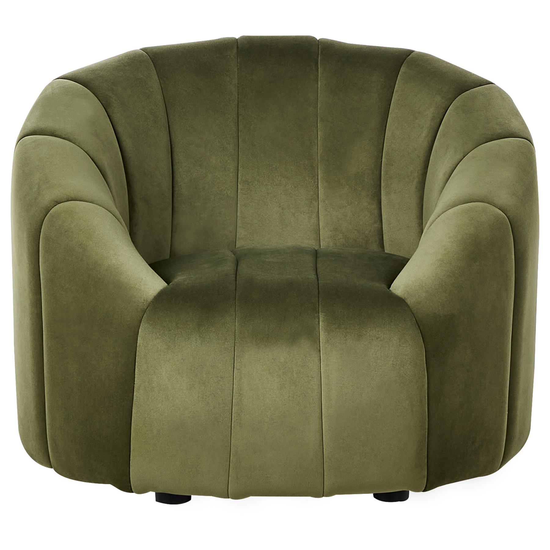 Beliani - MALUNG - Fauteuil - Donkergroen - Fluweel