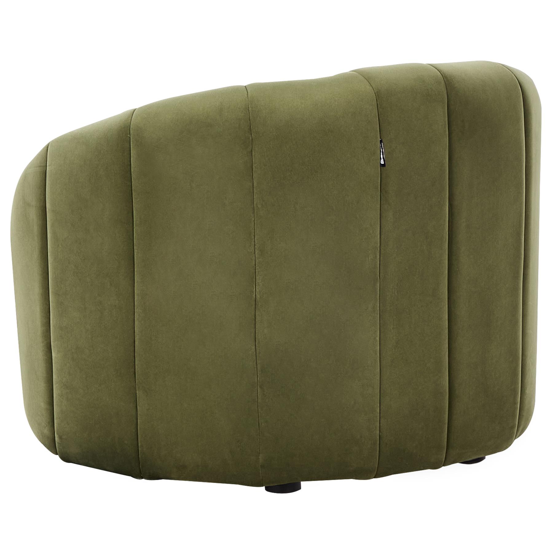 Beliani - MALUNG - Fauteuil - Donkergroen - Fluweel