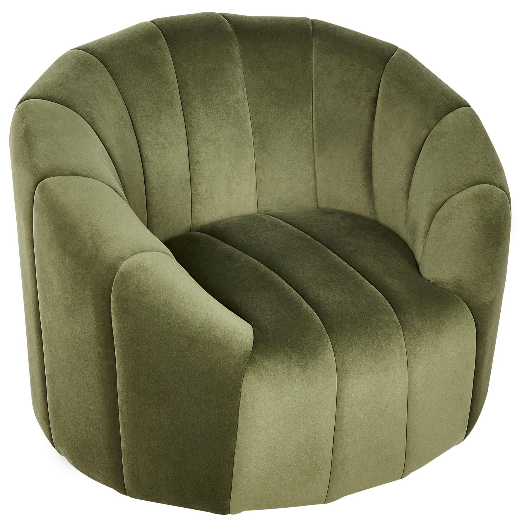 Beliani - MALUNG - Fauteuil - Donkergroen - Fluweel