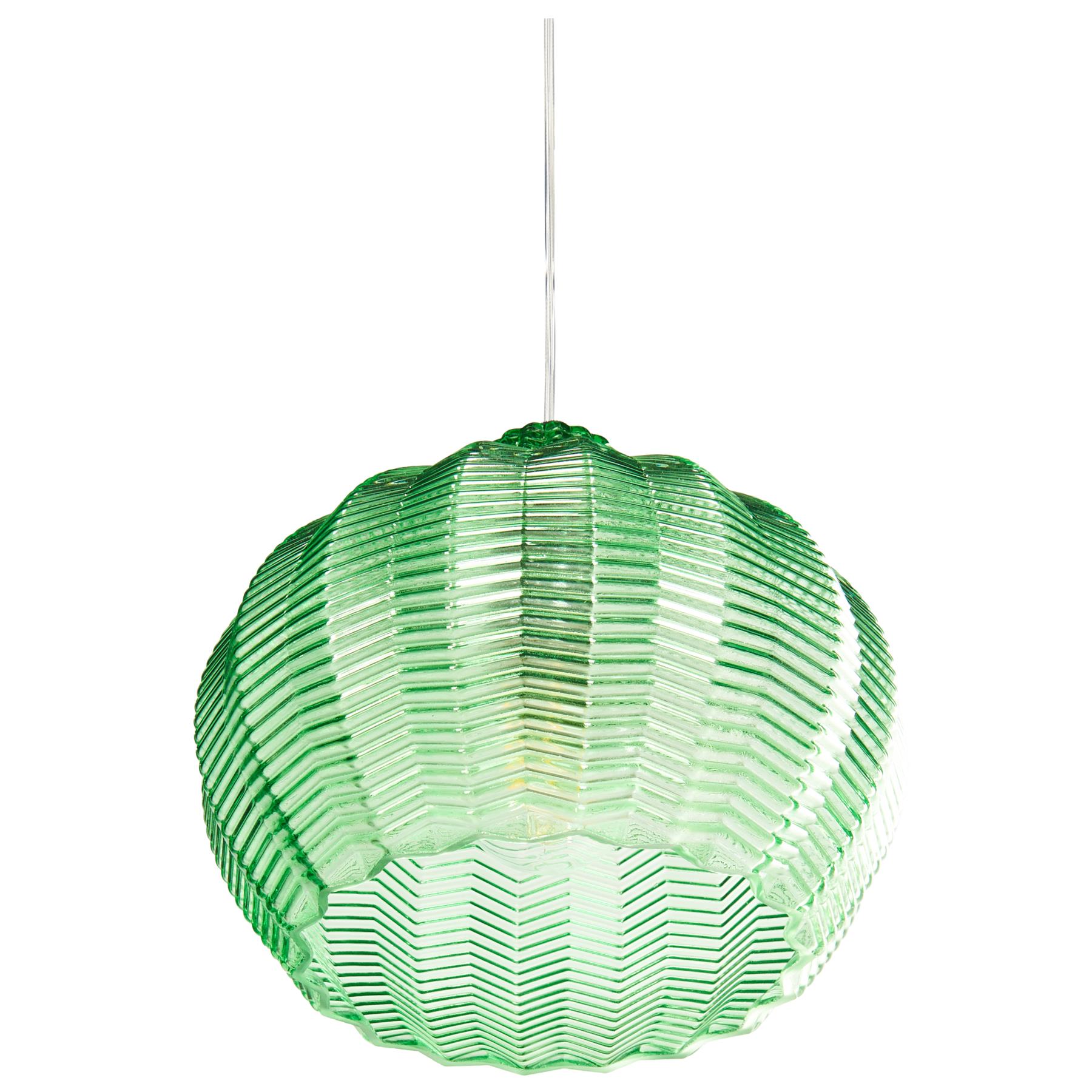 Beliani - KEILA - Hanglamp - Smaragdgroen - Glas