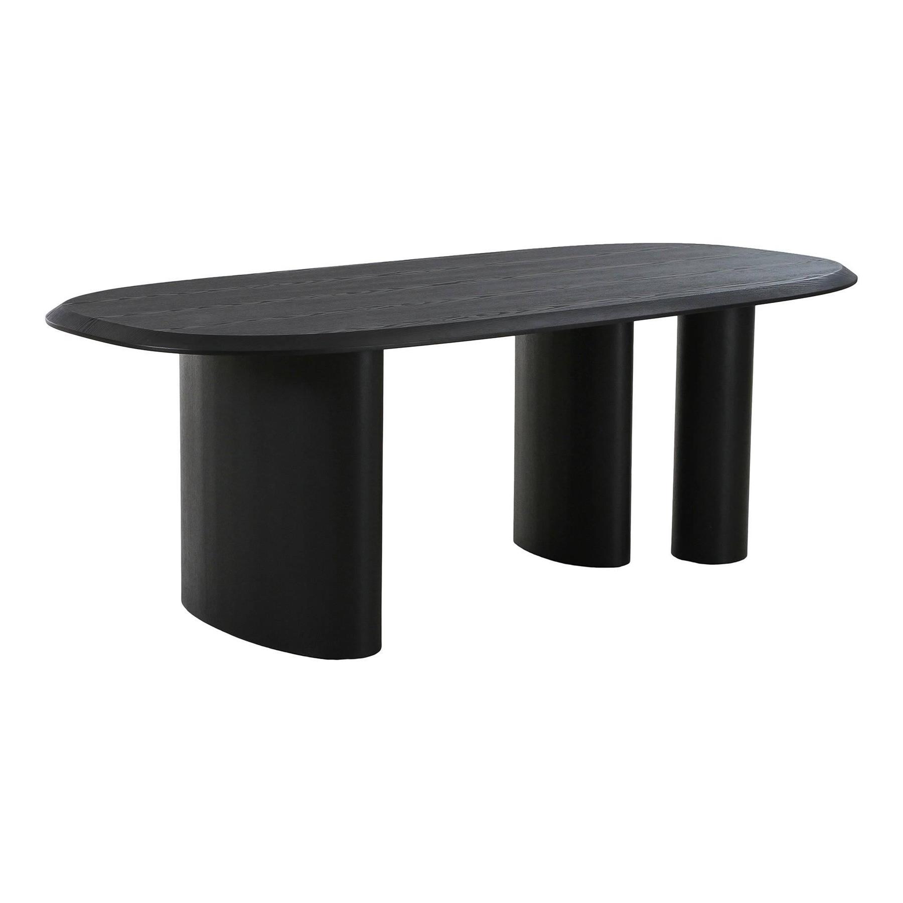 House Nordic - Eettafel Ovaal 220cm - Donkerbruin - 6-8 Personen