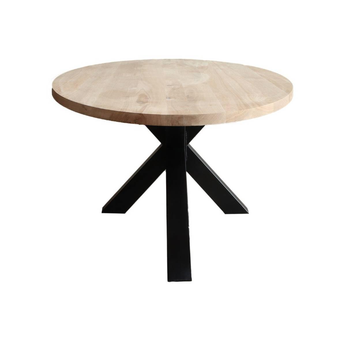 Old Inn Eettafel Eikenhout Ovaal Spinpoot 220x110cm