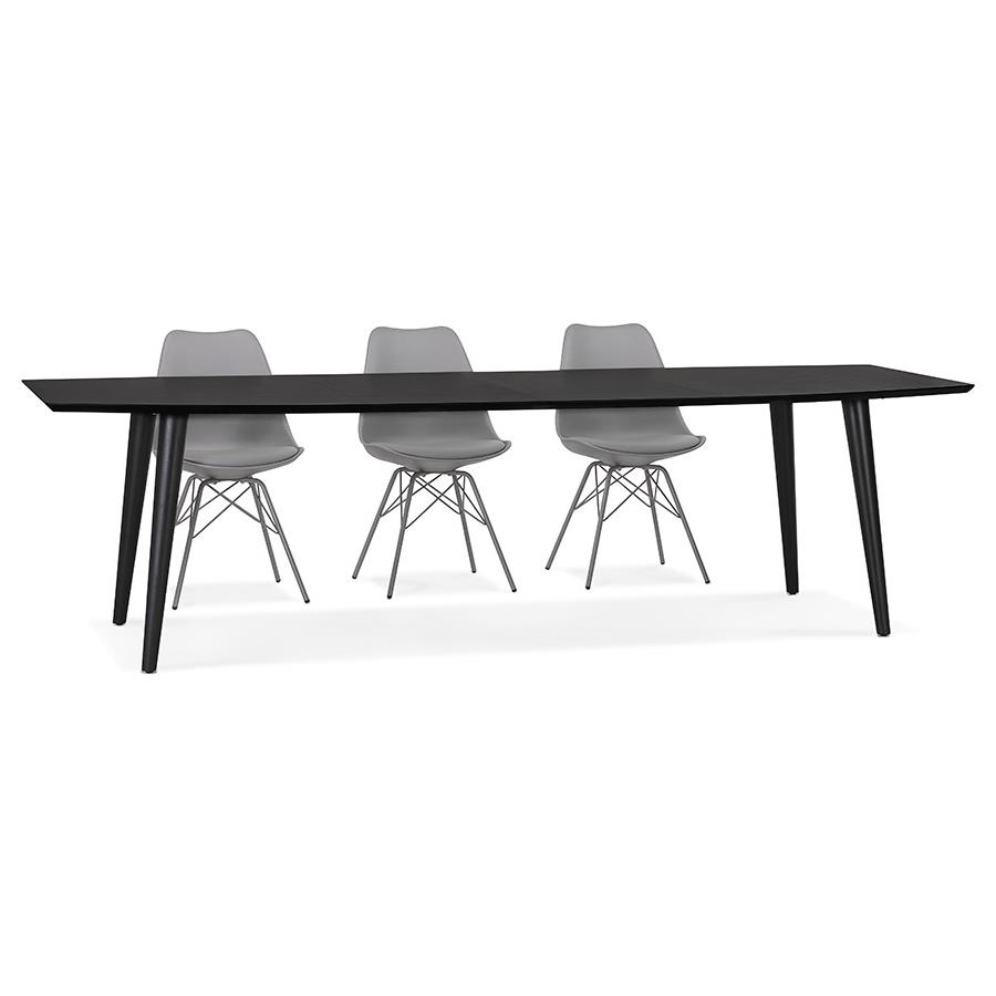 ALTEREGO CROKUS Uitschuifbare eettafel - Zwart
