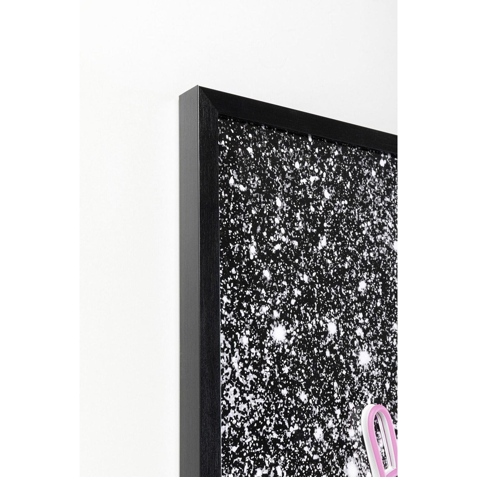 Kare Glas Schilderij Balloon Dog LED 80x80cm
