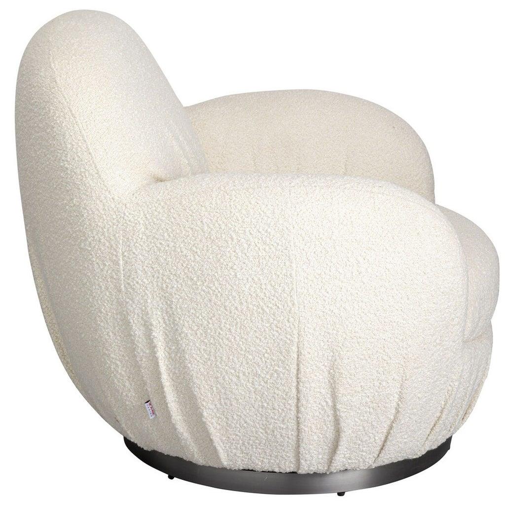 Kare Draaifauteuil Nube Boucle