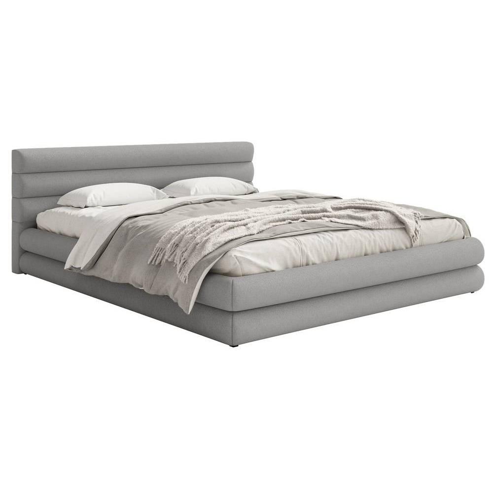 NADUVI Collection Gestoffeerd bed Alvaro chenille 140 x 200 met