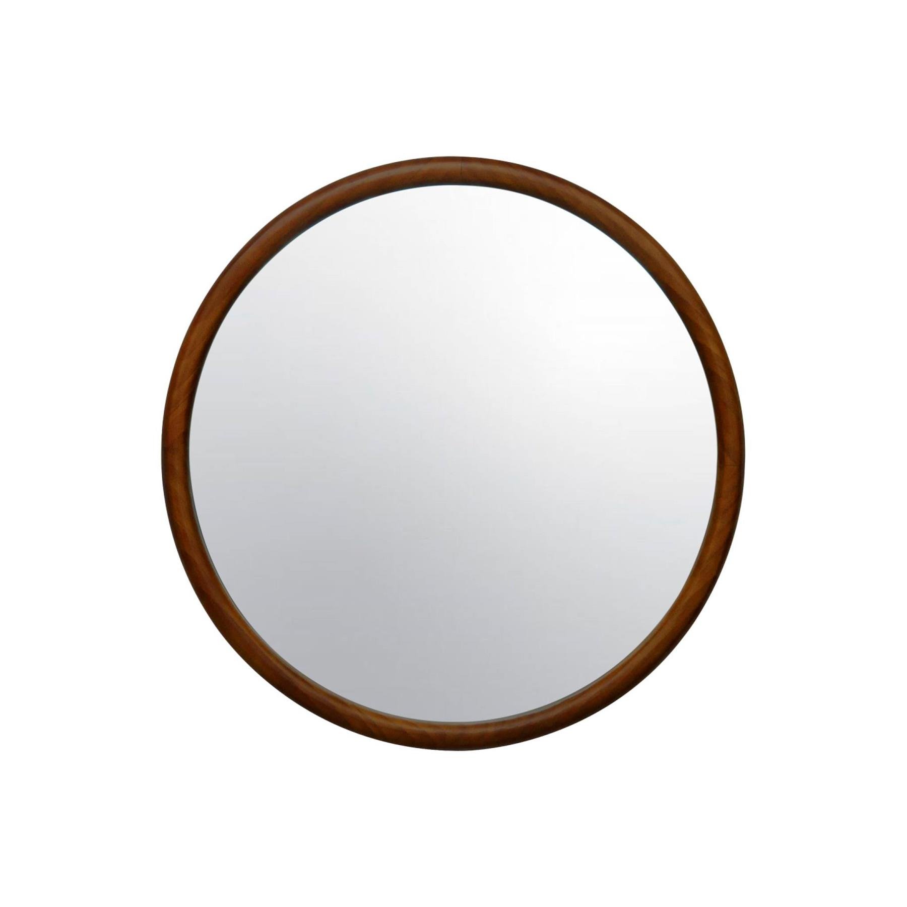 sweeek - Ronde houten spiegel Ø60cm