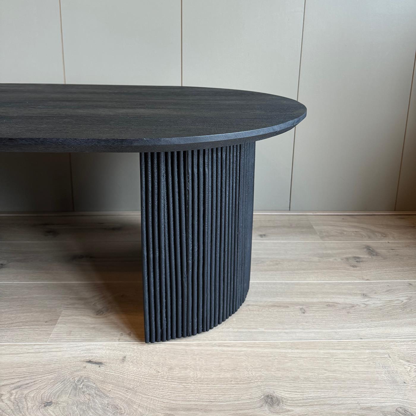 Old Inn - Salontafel Luca ovaal zwart
