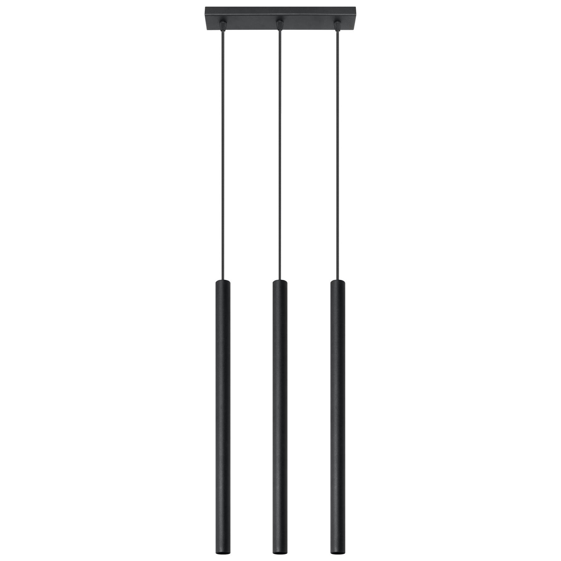 Bussandri Hanglamp modern - Metaal - Zwart