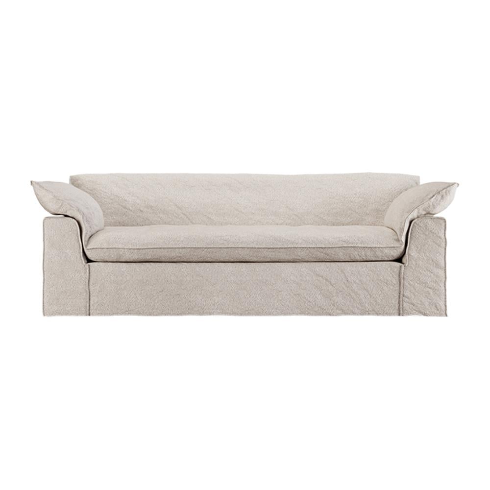 HKliving Nomad 3-zitsbank - Bouclé - Taupe