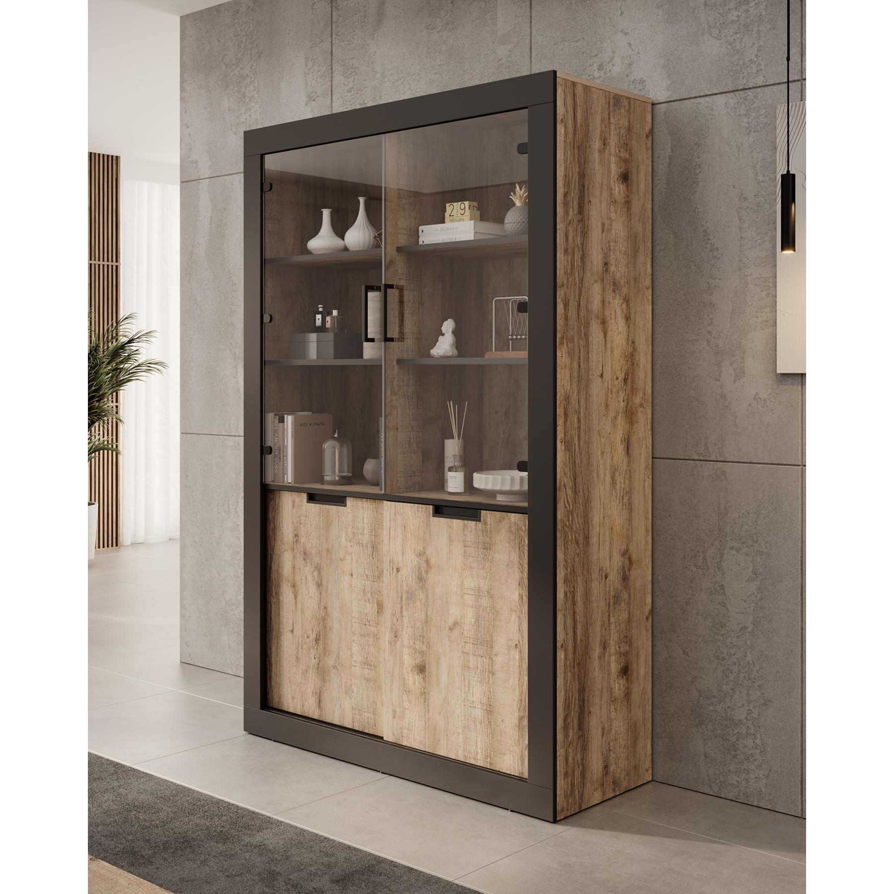 Meubella Buffetkast Trinidad - Eiken - 120 cm