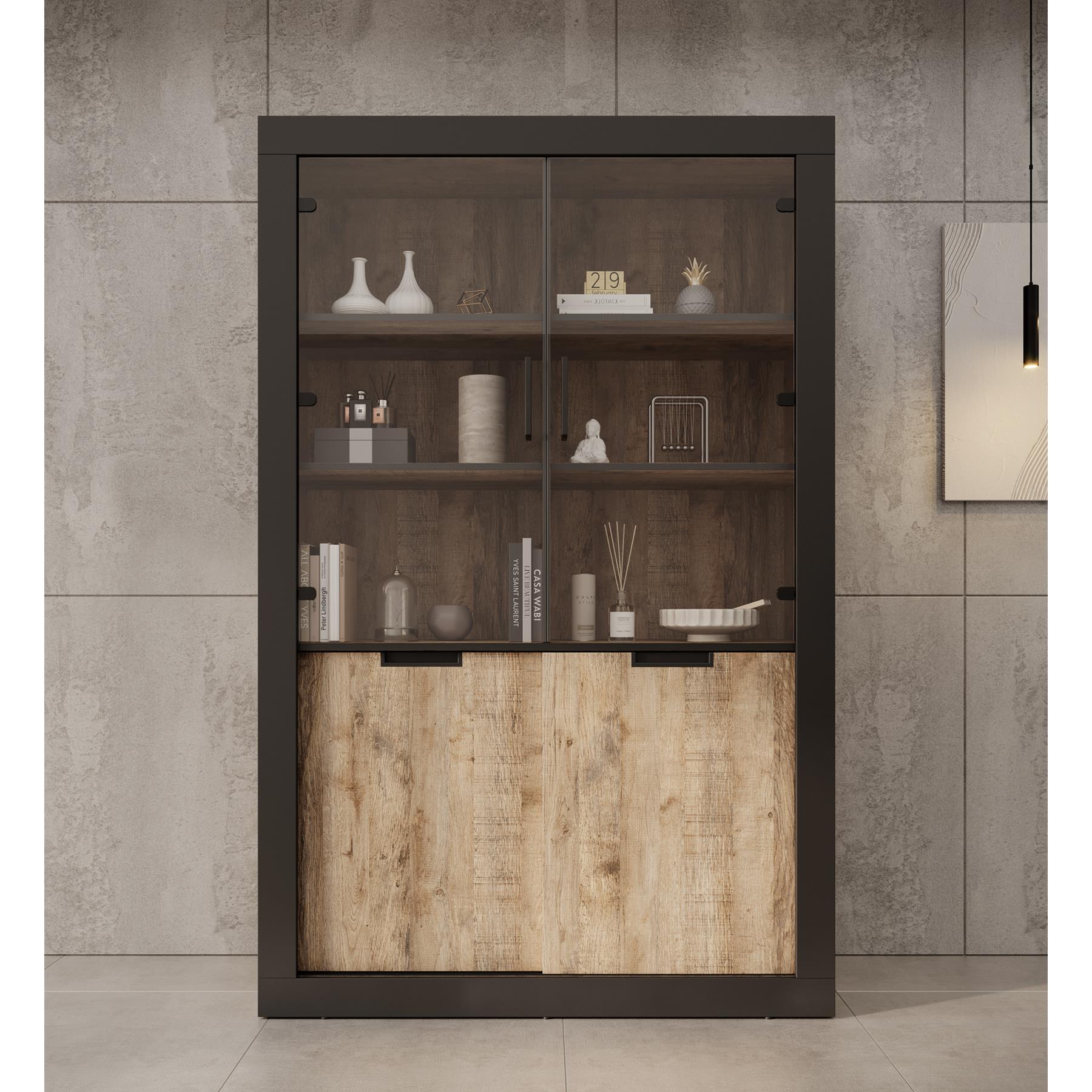 Meubella Buffetkast Trinidad - Eiken - 120 cm