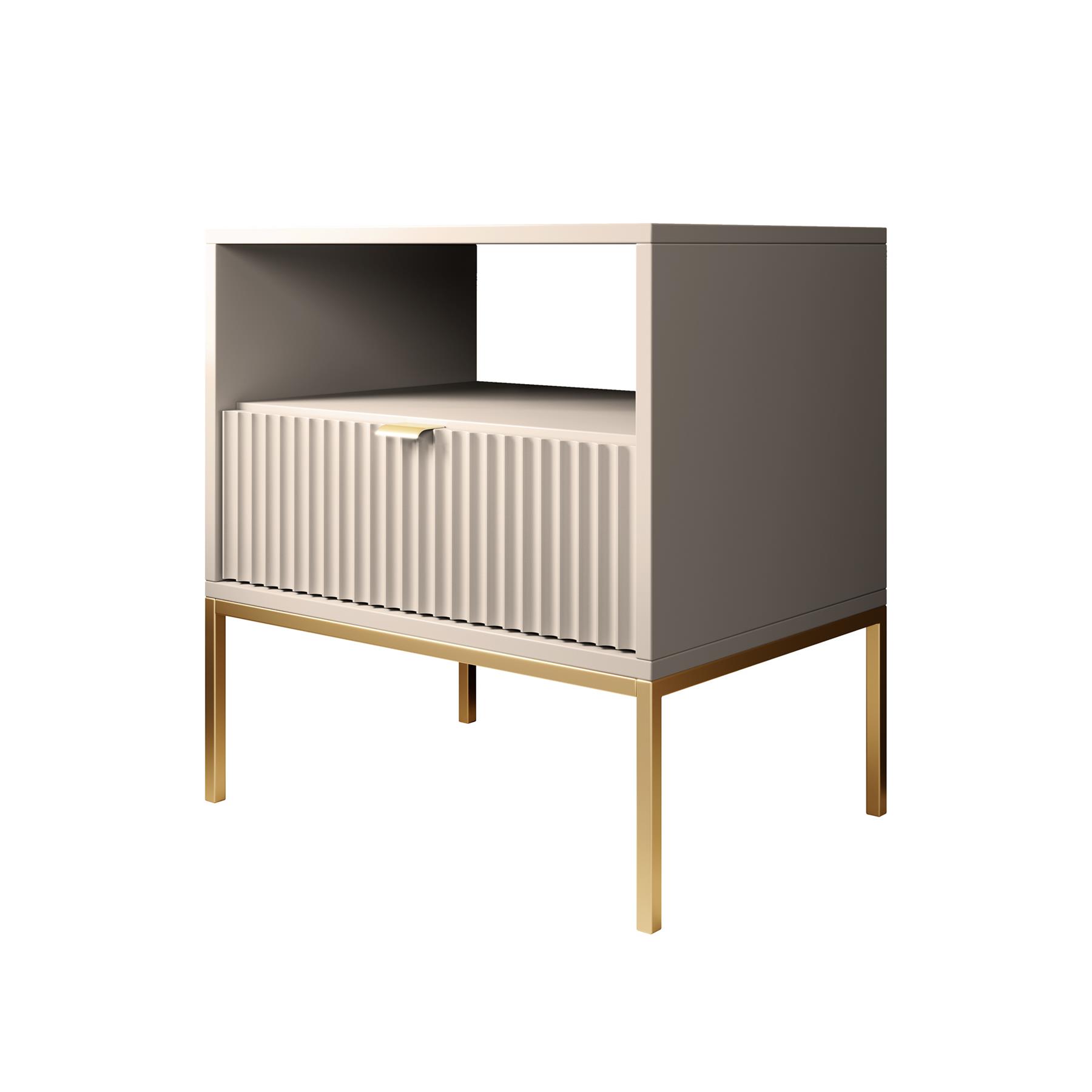Meubella Nachtkastje Navil 2 - Beige
