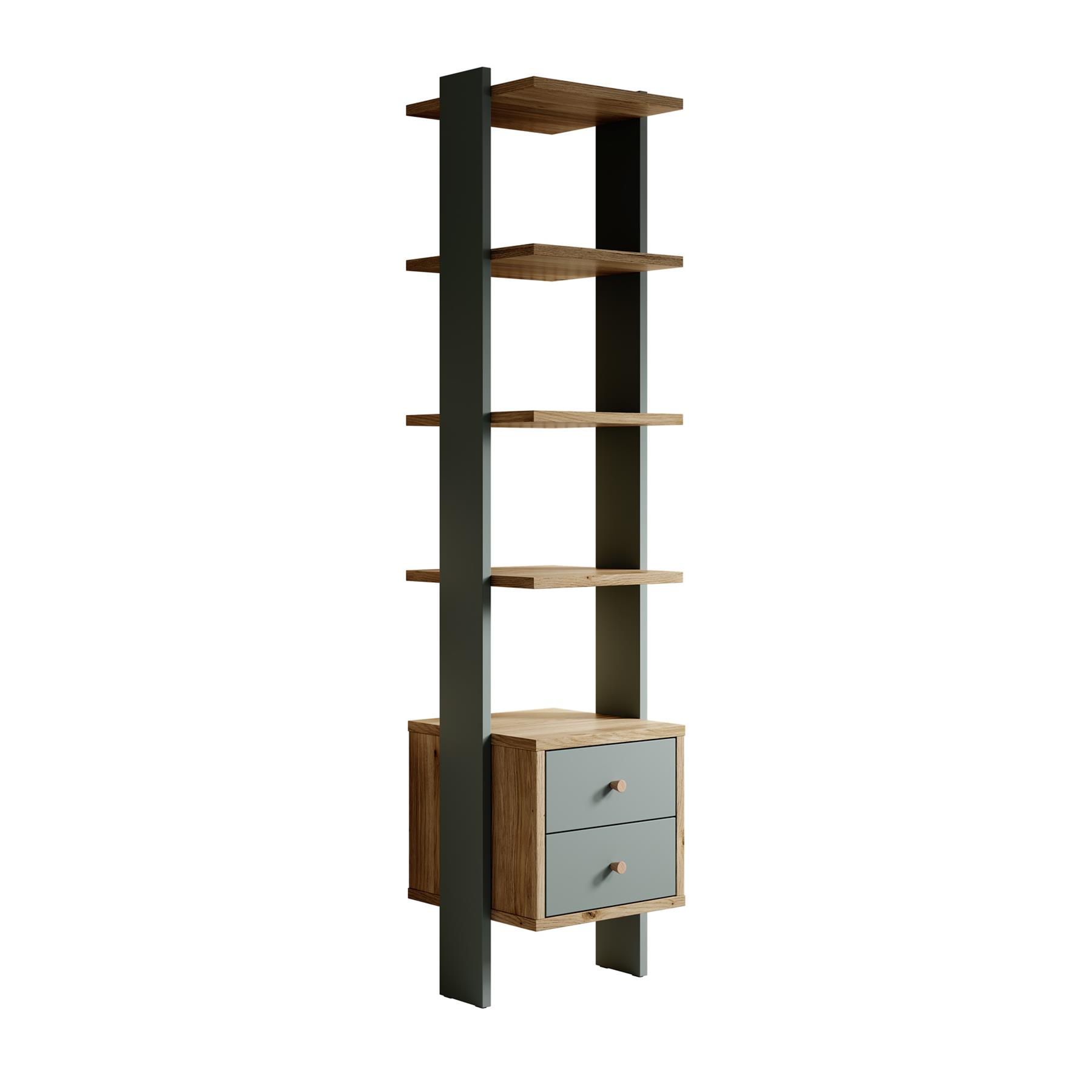 Meubella Boekenkast Wally - Groen - 44 cm