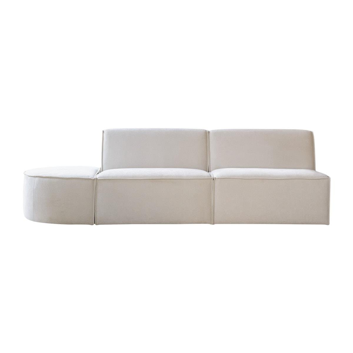 Tikamoon - Modulaire Dario 2-zitsbank in beige stof