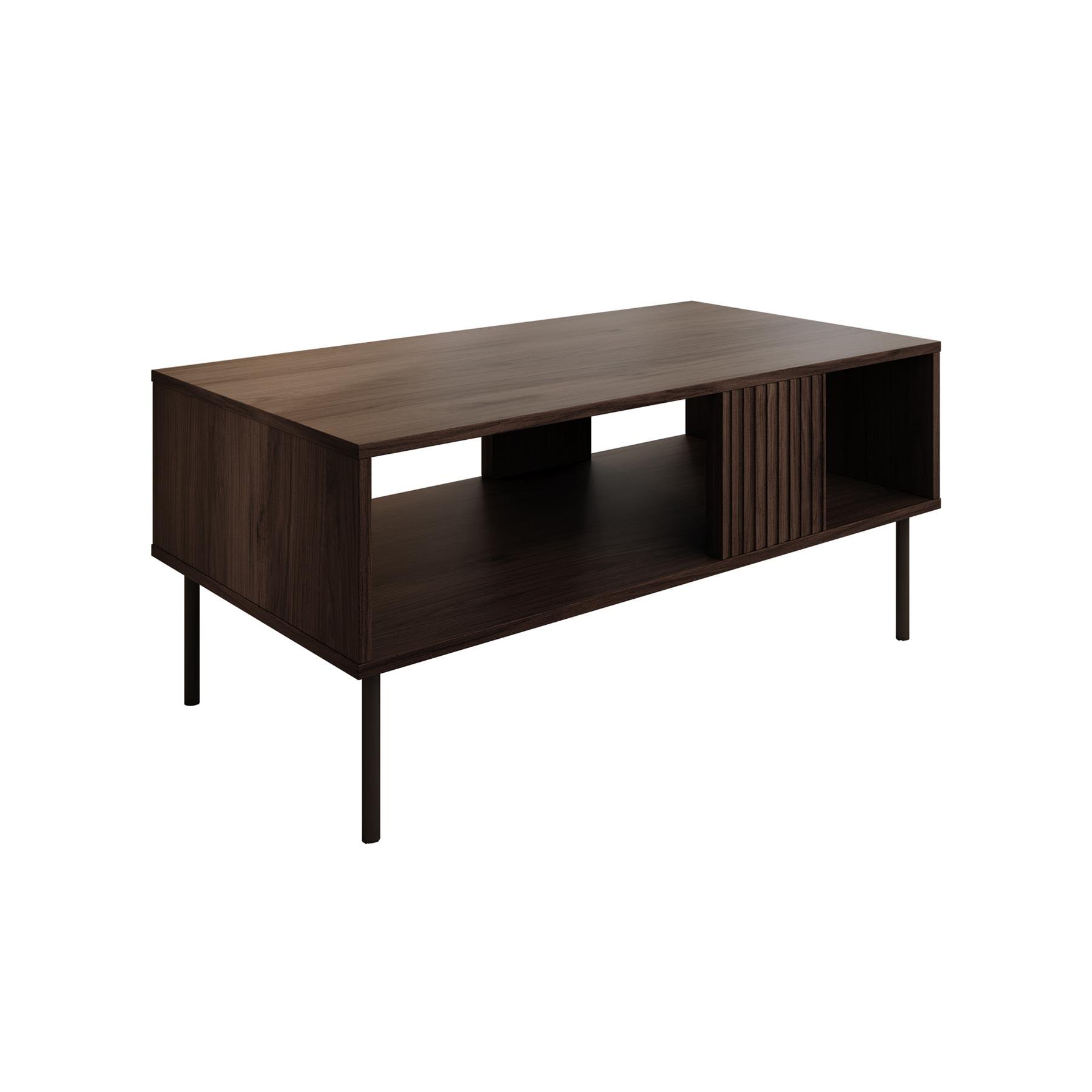 Meubella Salontafel Tartagal - Donkerbruin eiken - 100 cm