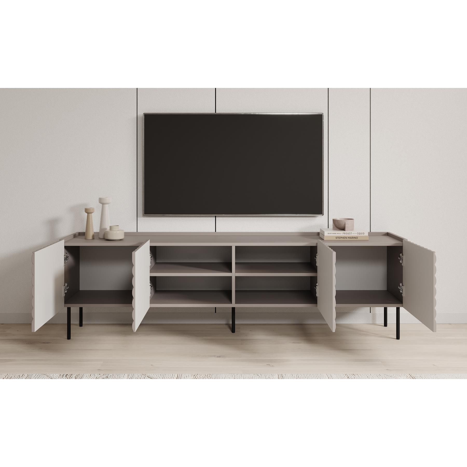 Meubella TV-Meubel Laguna - Beige - 200 cm