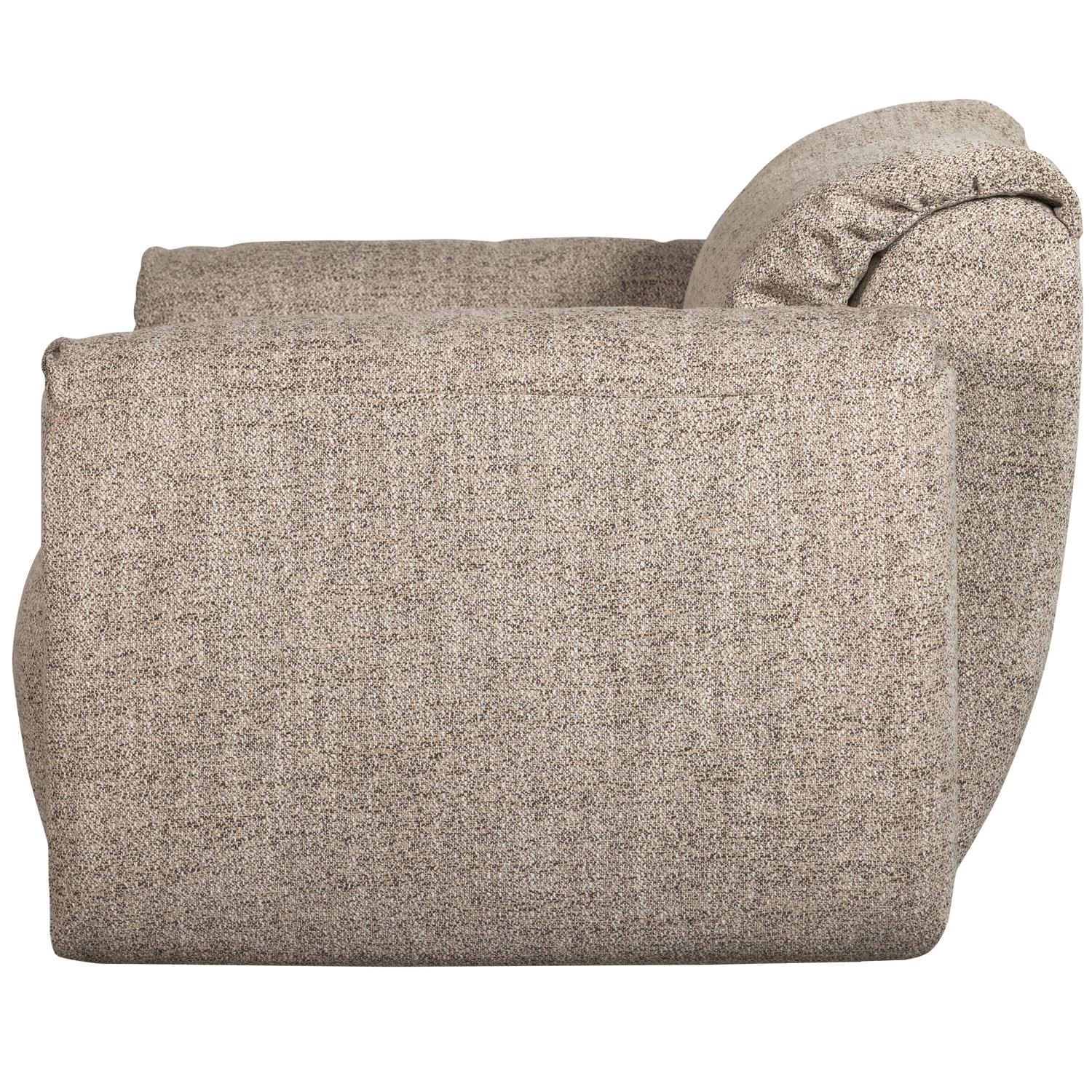WOOOD Baggy Loveseat - Geweven Stof - Bruin Melange - 81x138x101