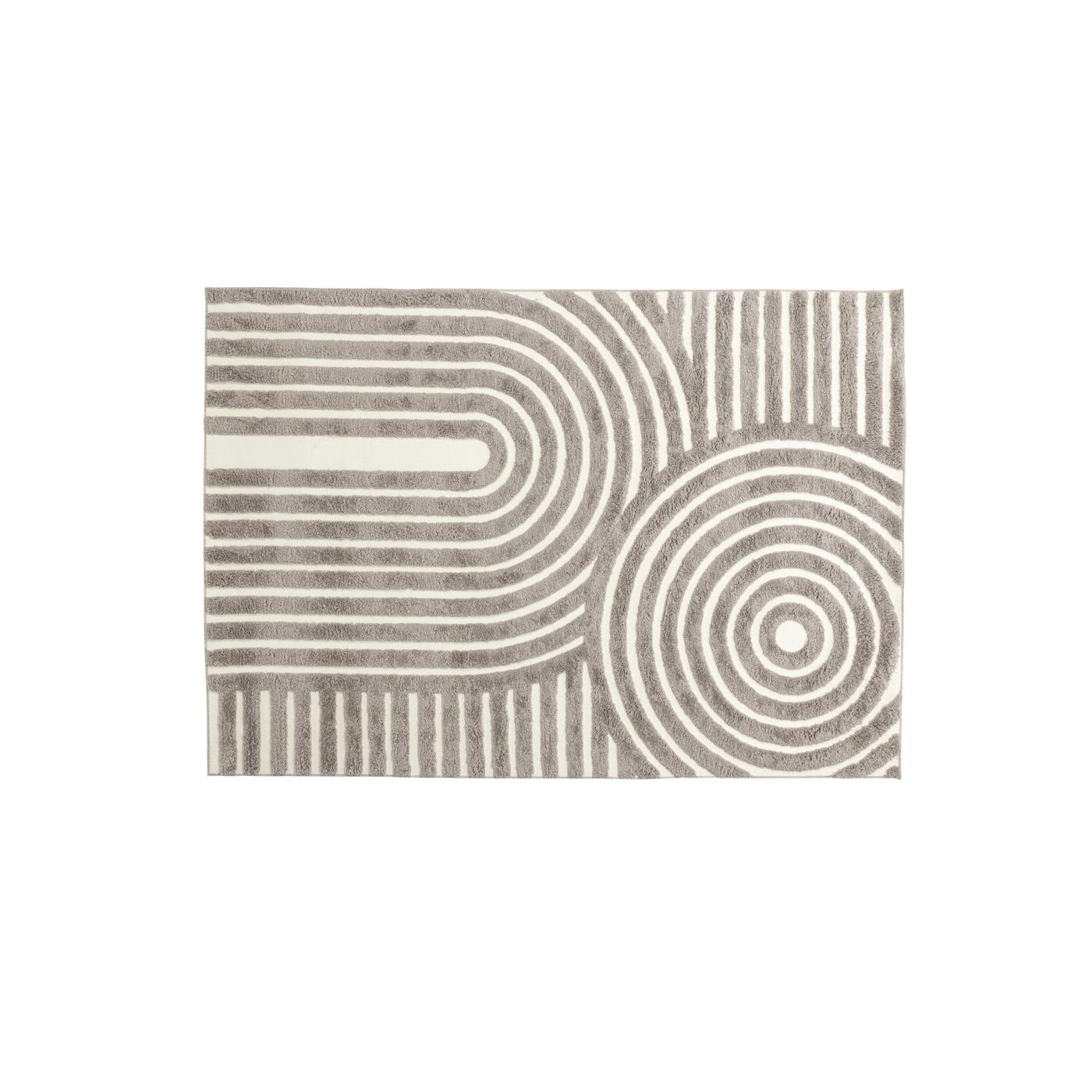 Fjôrd - Vloerkleed Grijs|Wit - 290x200cm - Nikita