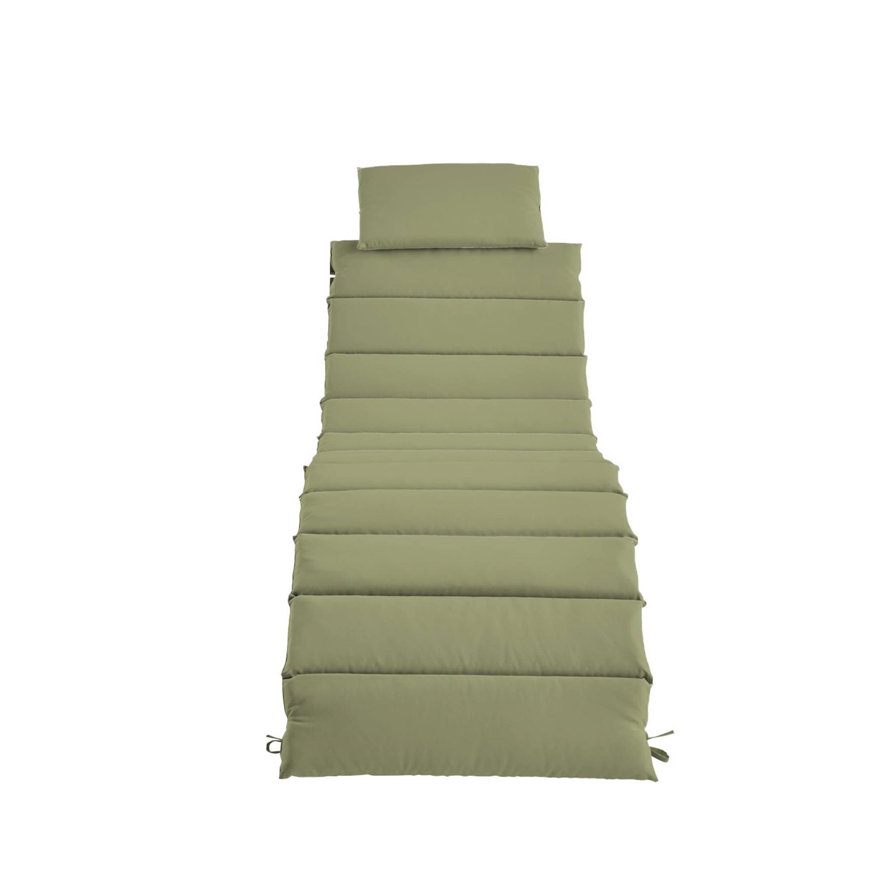 sweeek - Set van 2 acaciahouten ligstoelen