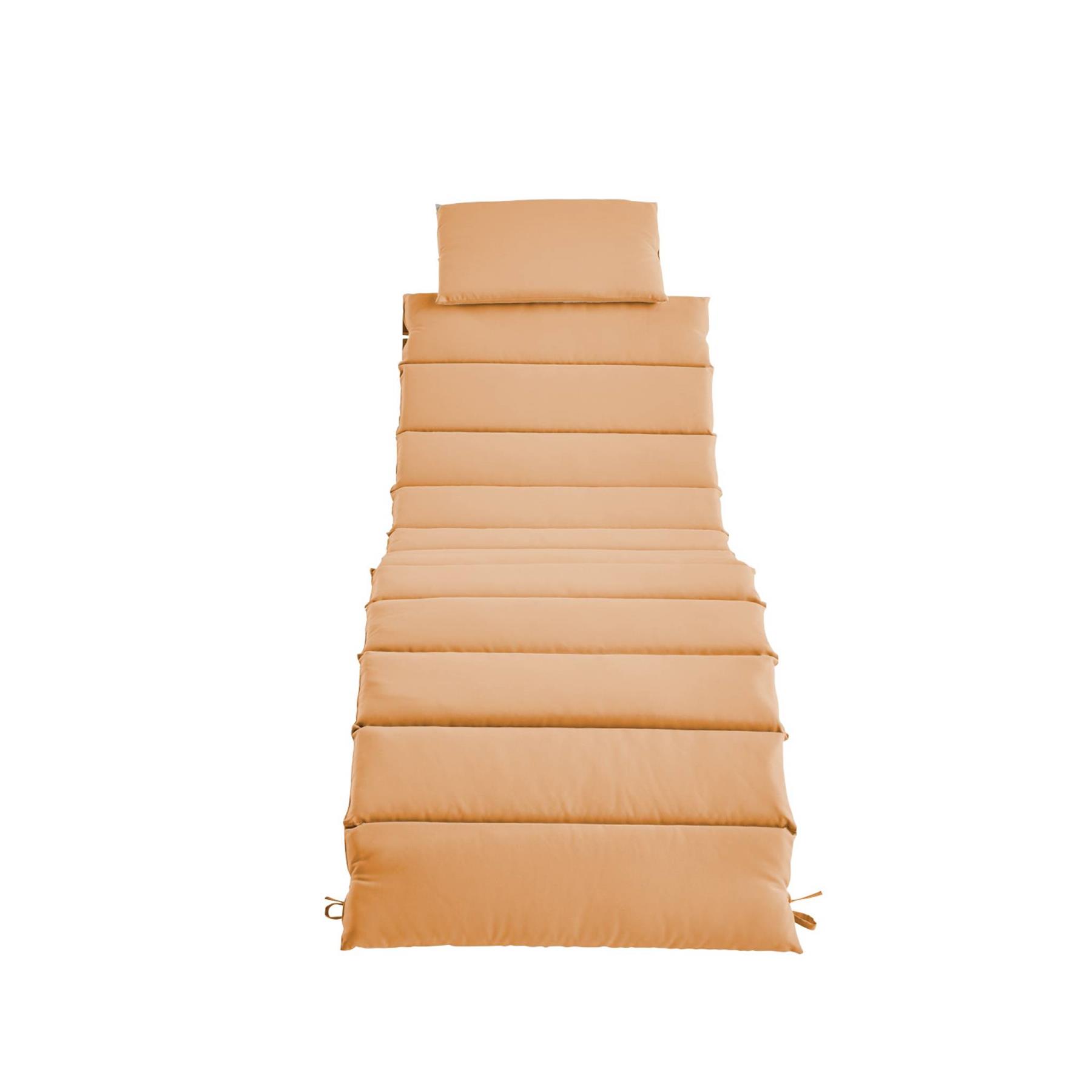 sweeek - Set van 2 acaciahouten ligstoelen