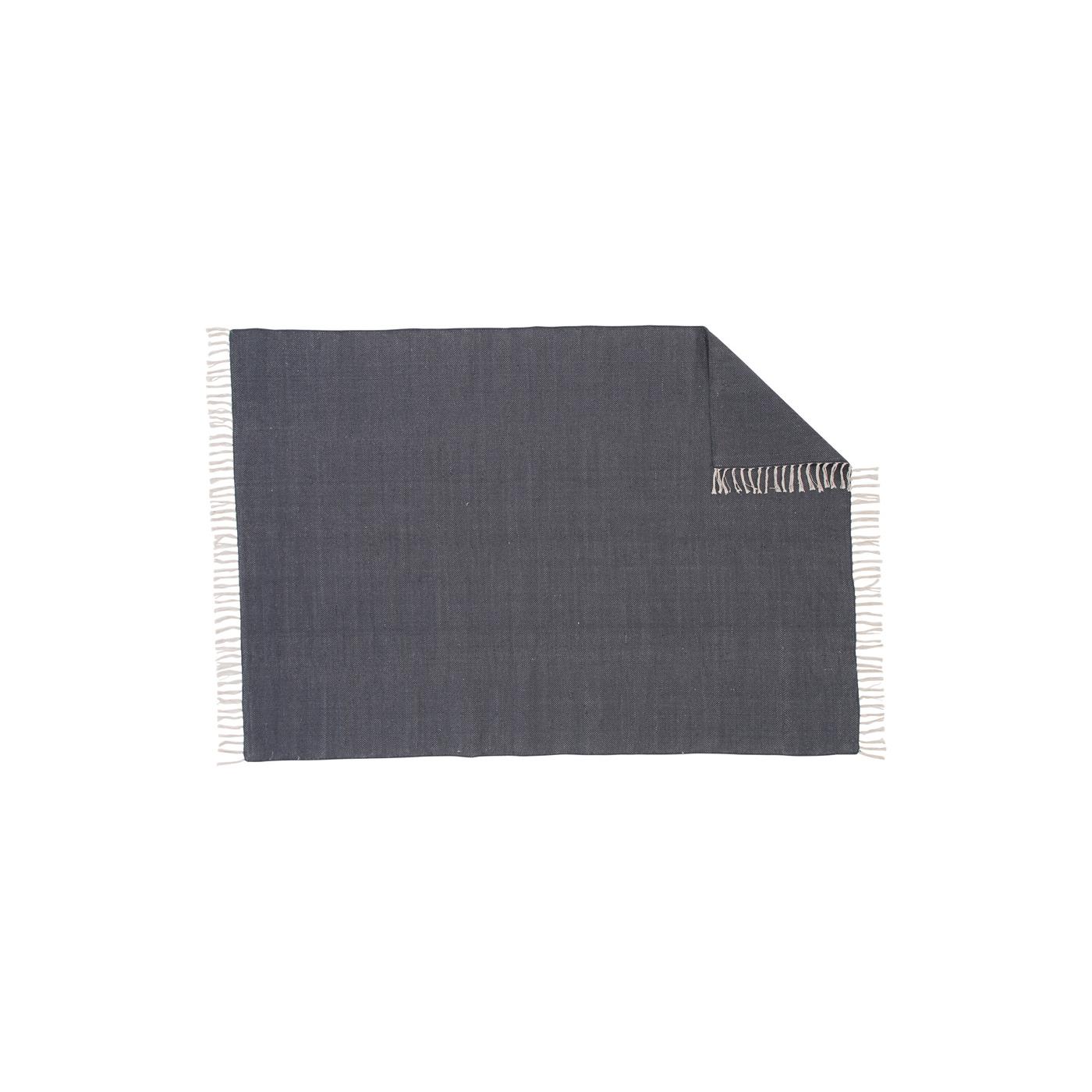 Fjôrd - Vloerkleed Donkergrijs - 170x240cm - Panipat