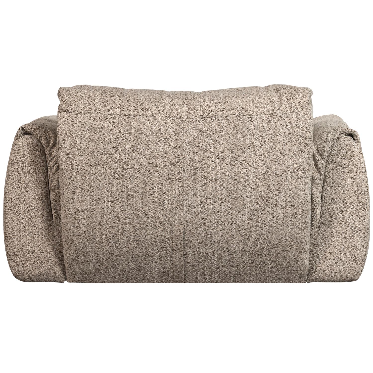 WOOOD Baggy Loveseat - Geweven Stof - Bruin Melange - 81x138x101