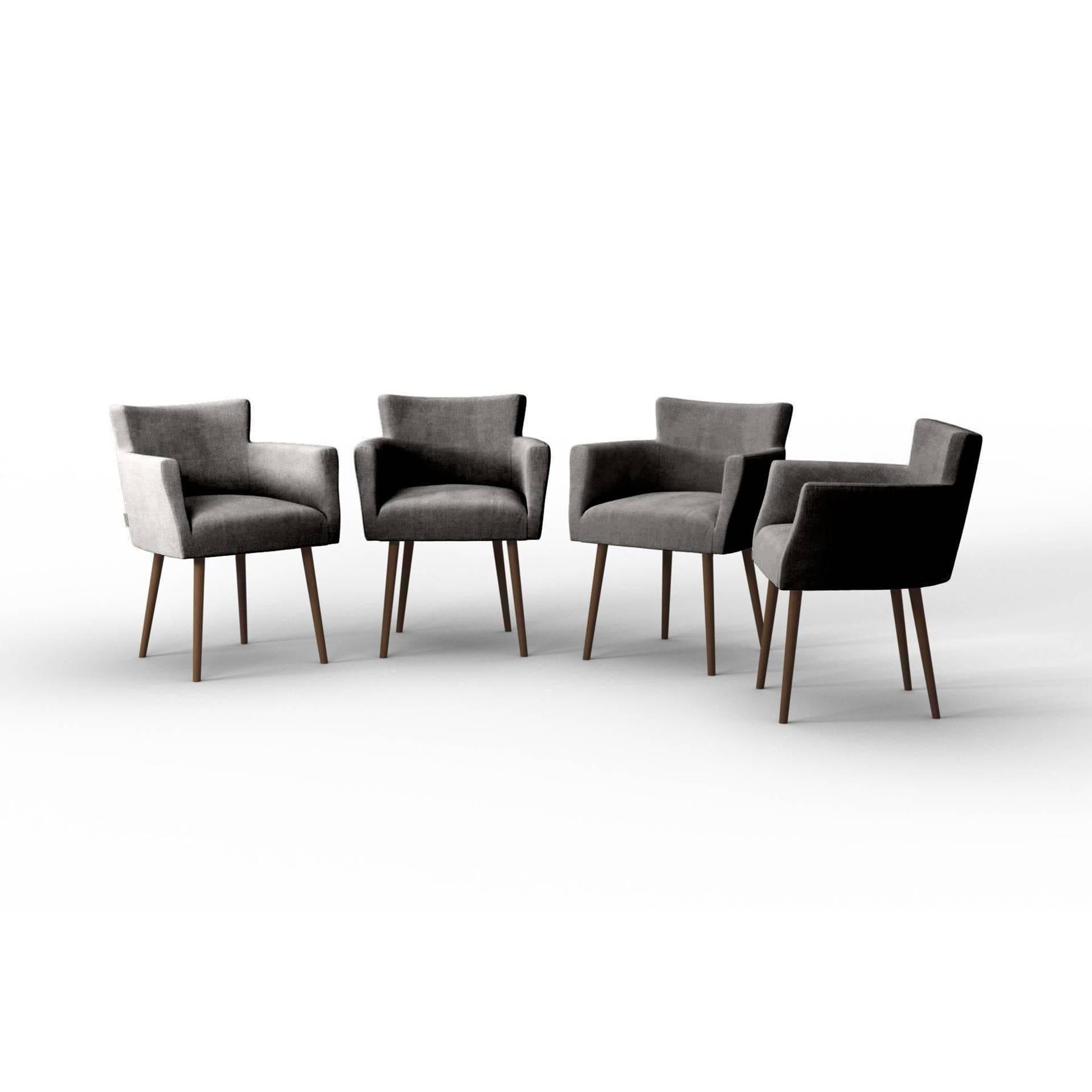 NADUVI Collection Set van 4 eetkamerstoelen Billie