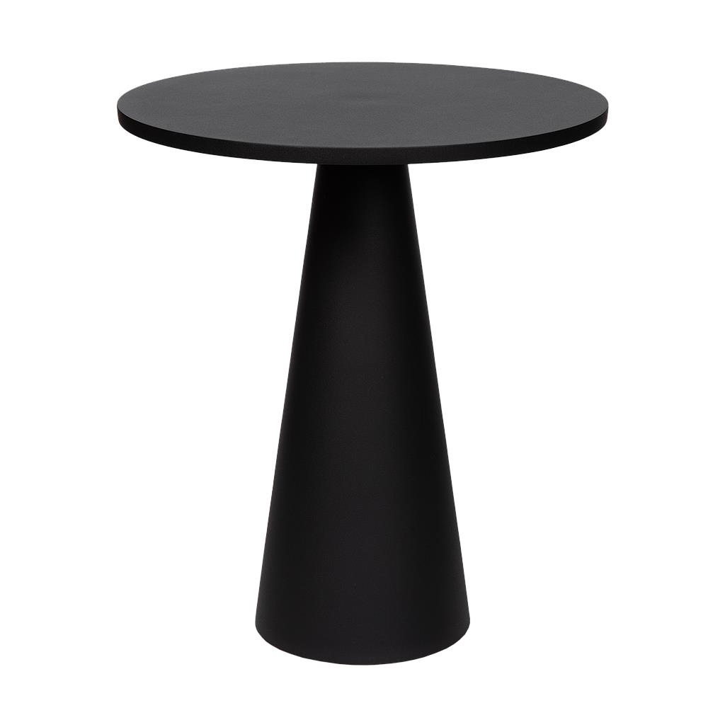 Atmooz Sioux - Bijzettafel 38 x 45 cm - Zwart - Rond - Metaal