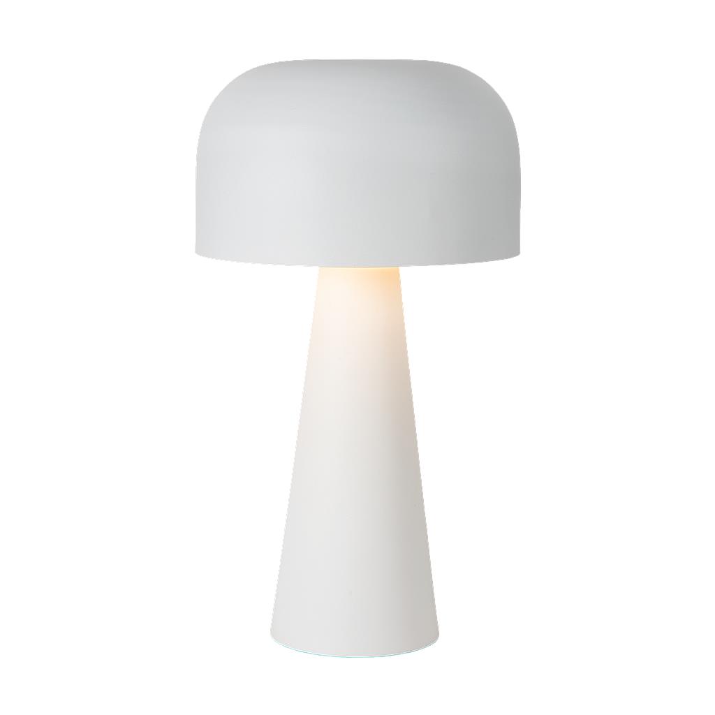Atmooz Mush - Tafellamp - Wit - Paddenstoel - Mushroom - 25x45x25cm - Metaal
