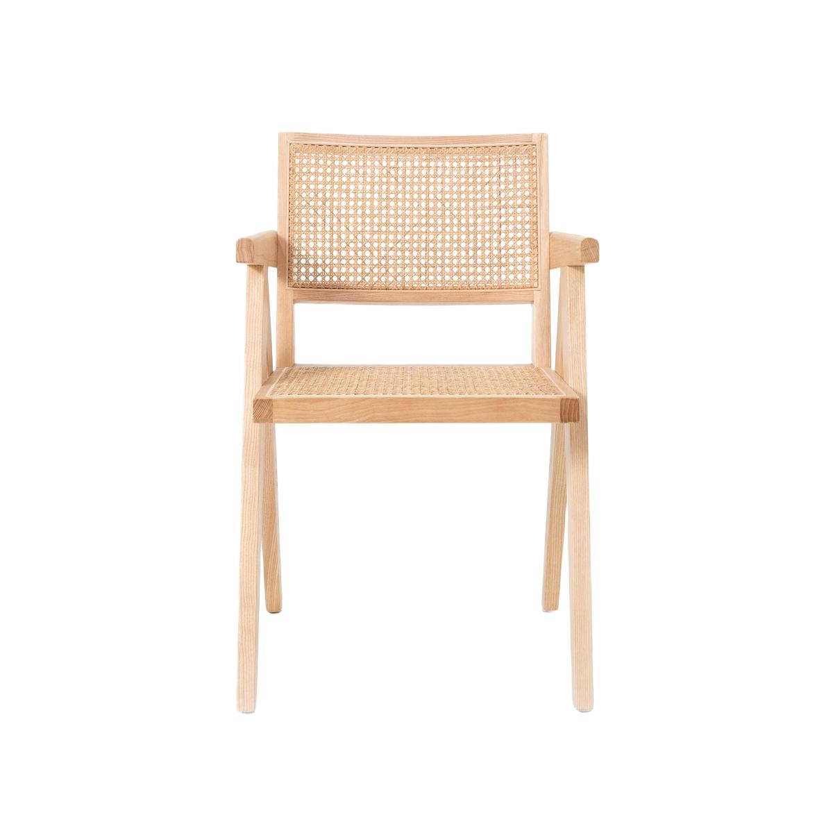 Sissy-Boy Houten eetkamerstoel rotan
