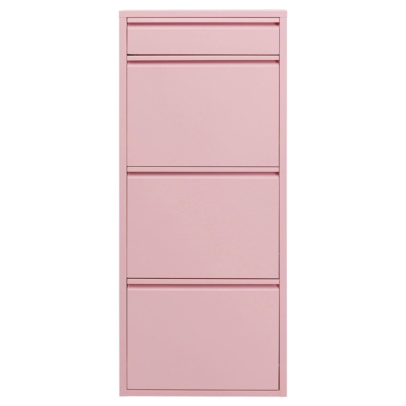 Kare Design Caruso Schoenenkast 3+1 laden roze