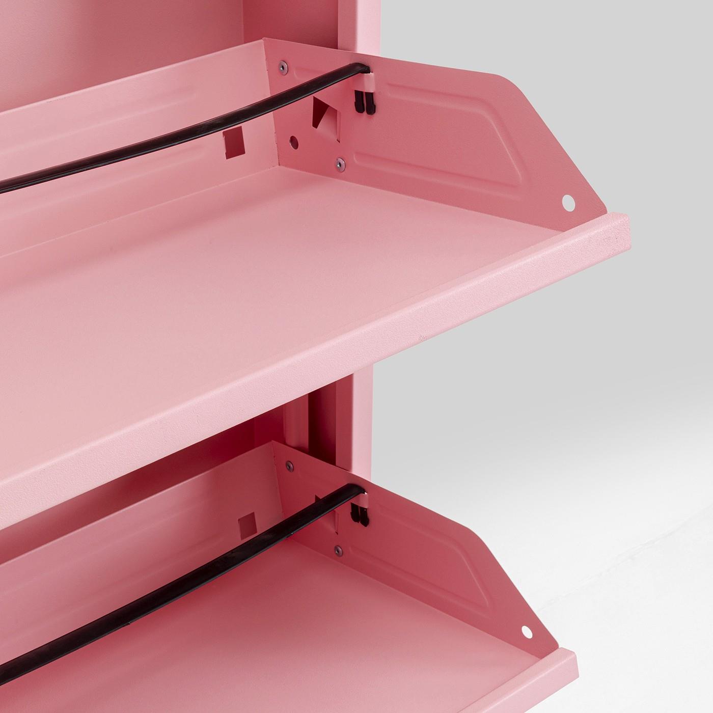 Kare Design Caruso Schoenenkast 3+1 laden roze