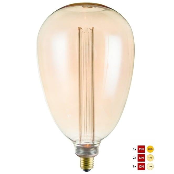 Freelight Freelight Led Lamp Gold 17 x 30cm 4.3 Watt incl. Dimmer