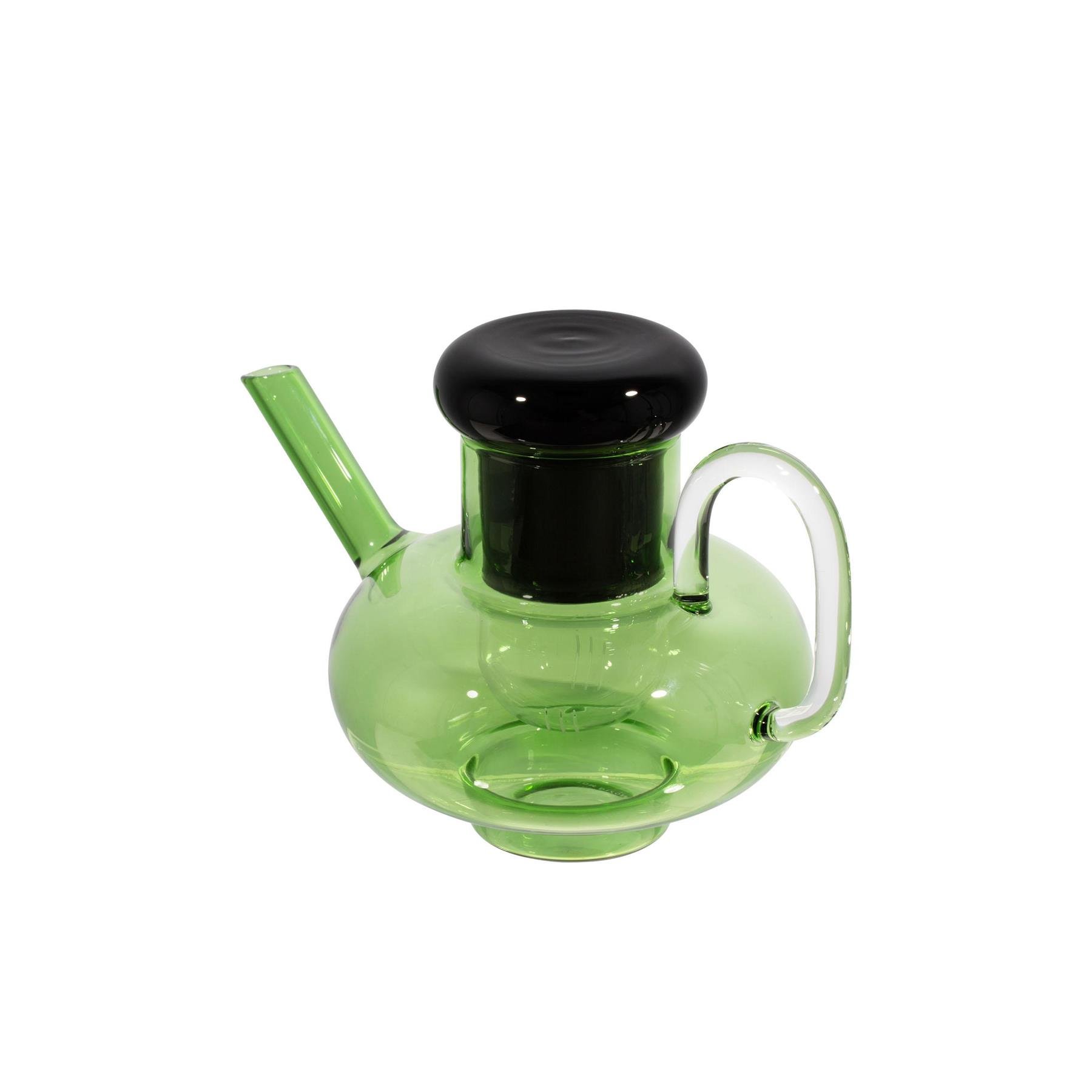 Tom Dixon Bump theepot zwart|groen