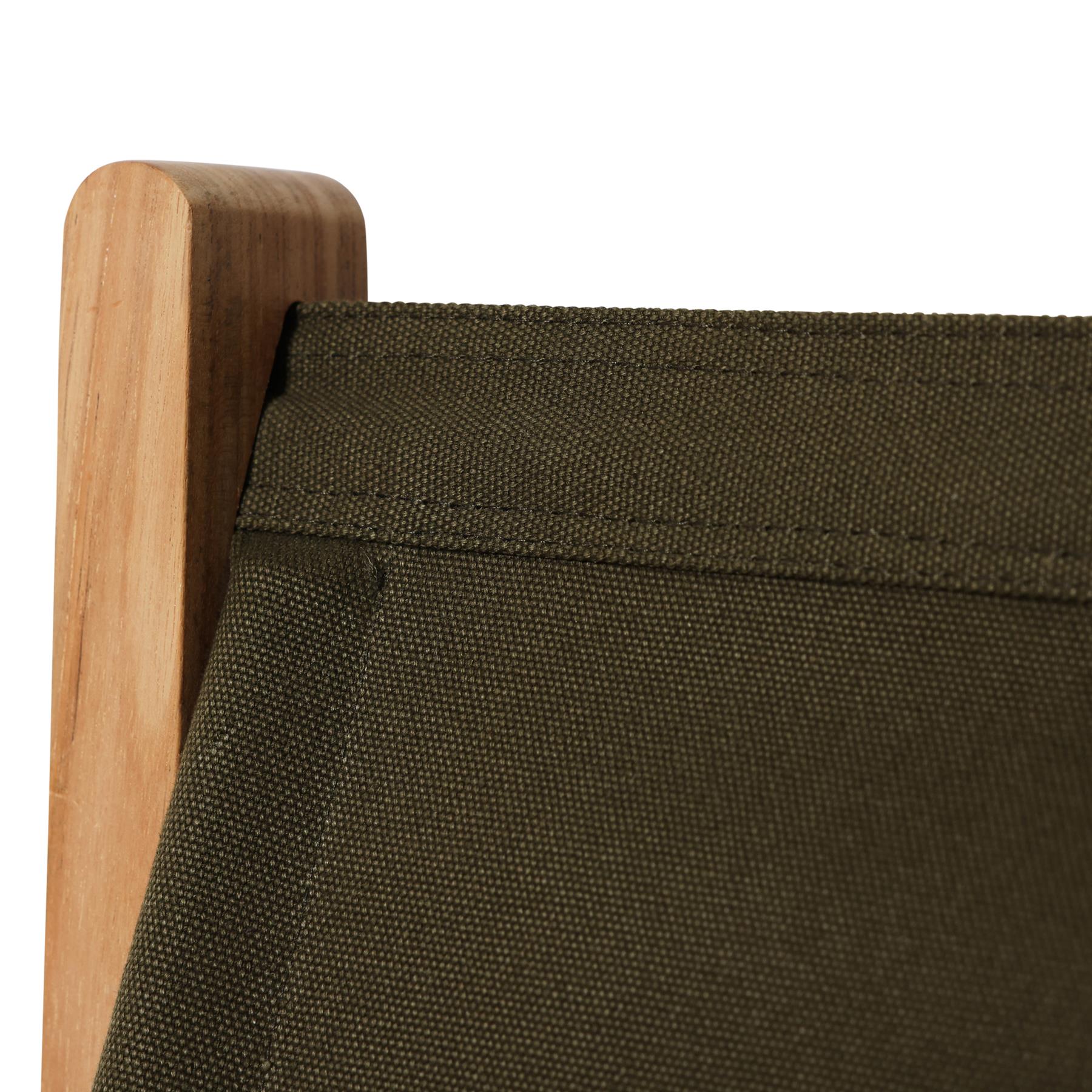 HKliving Explorer Lounger - Army Green