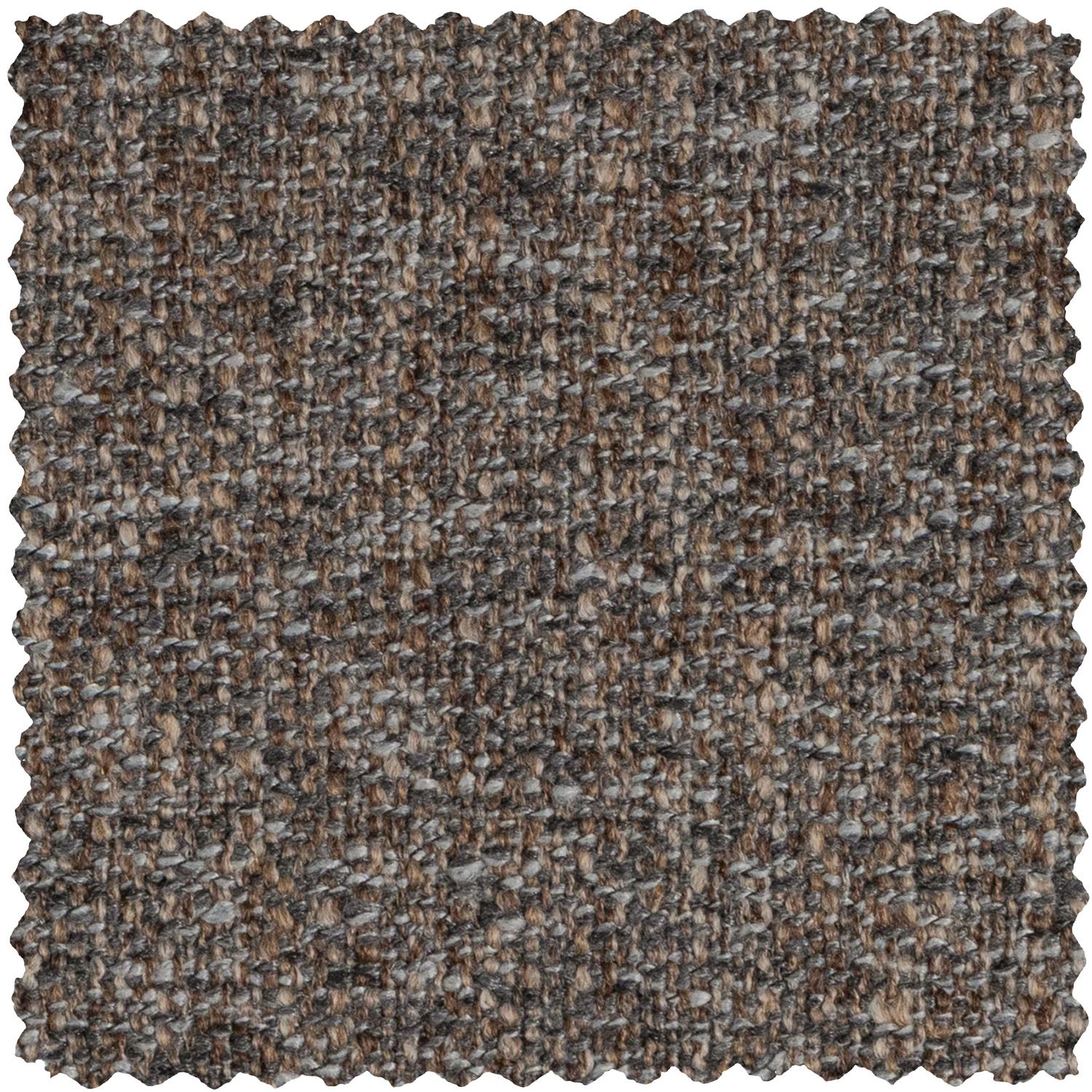 WOOOD Baggy Hoekbank Links - Geweven Stof - Warmgrijs Melange