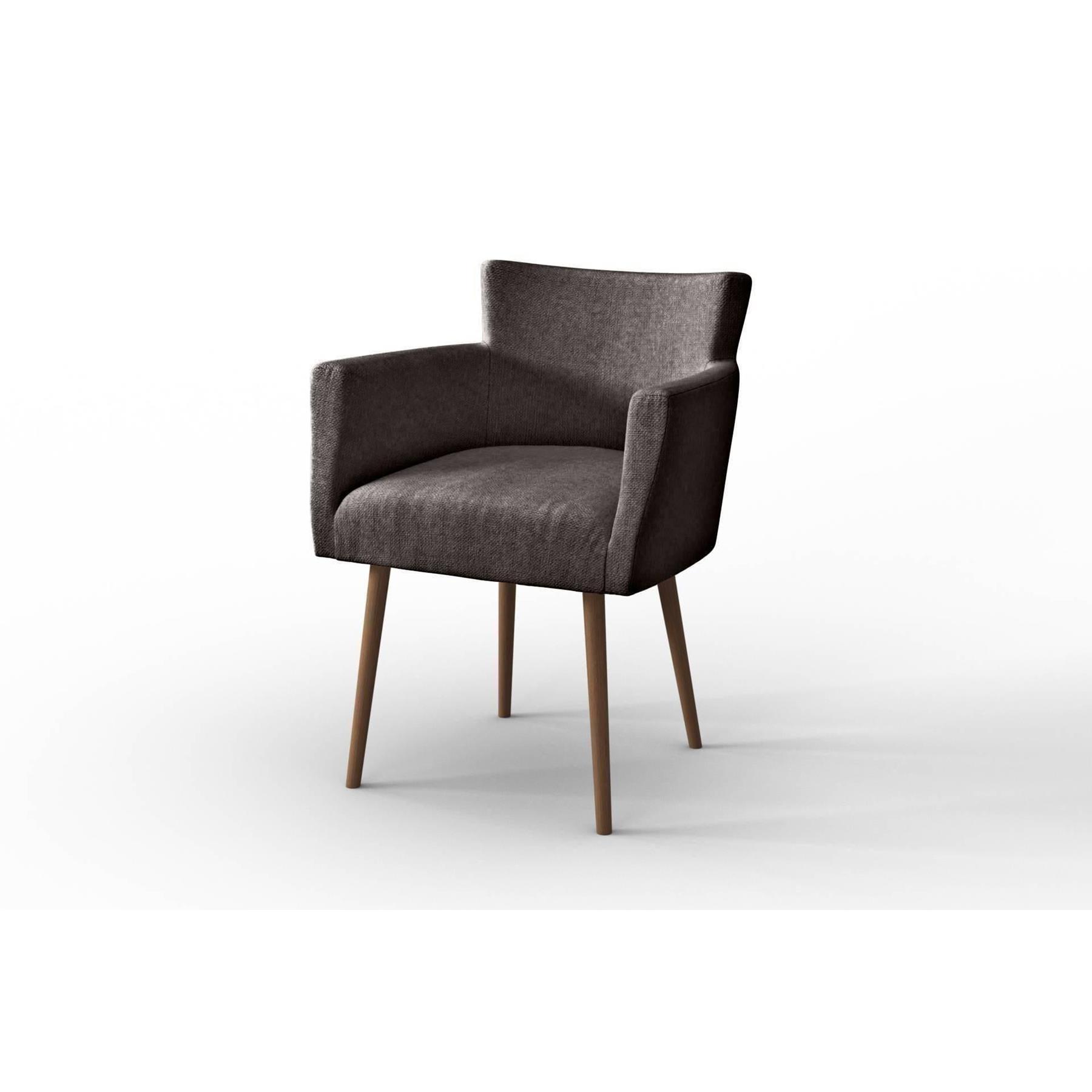 NADUVI Collection Set van 4 eetkamerstoelen Billie linnen