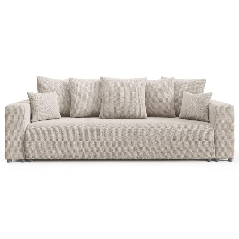 NADUVI Collection Slaapbank Laurel chenille met opbergruimte