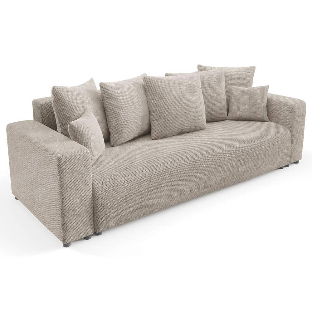 NADUVI Collection Slaapbank Laurel chenille met opbergruimte