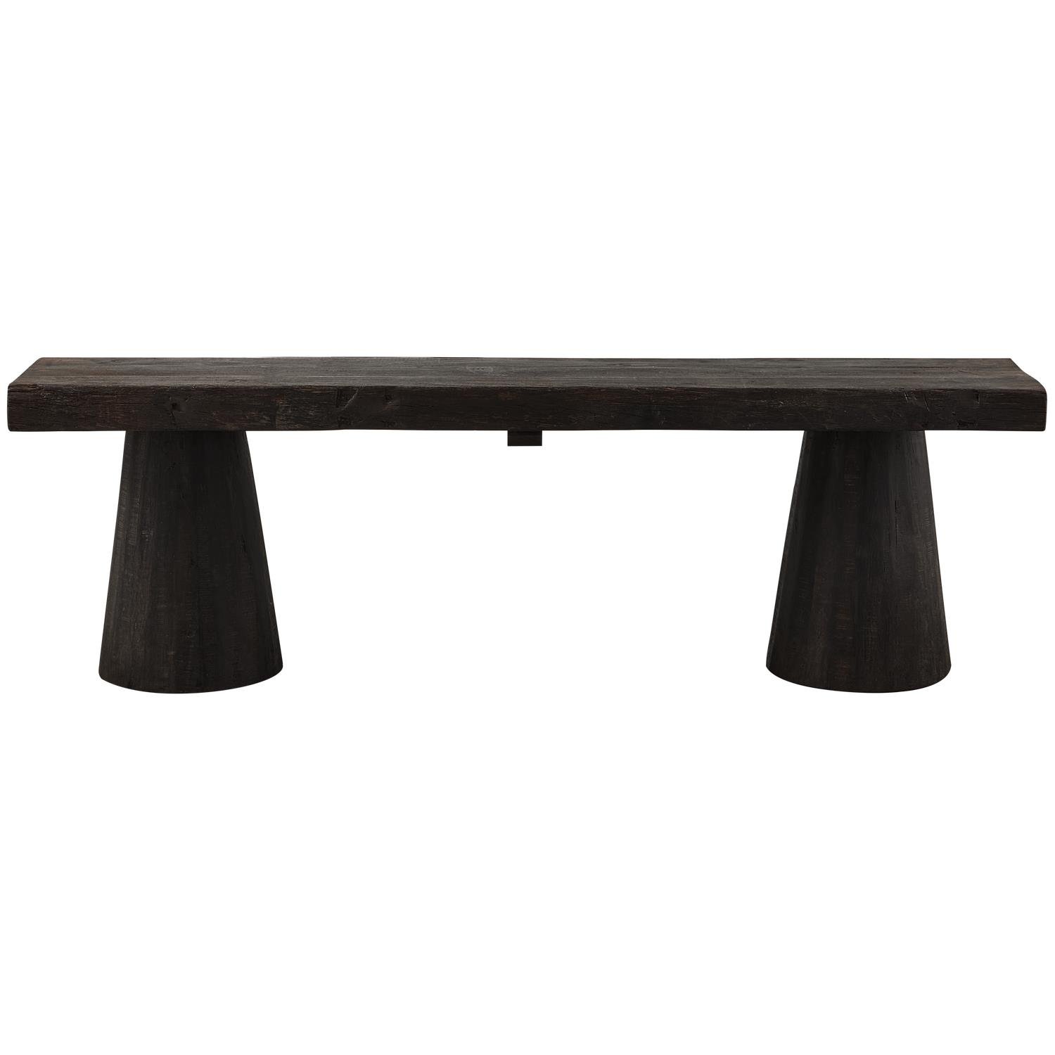 WOOOD Clyde Bankje - Hout - Donkerbruin - 45x150x30